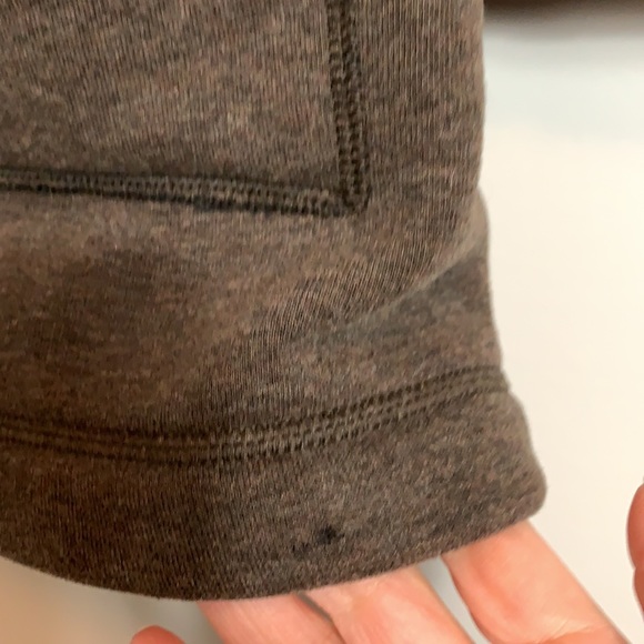 Lululemon Long & Short Of It Jacket Heathered Bark Chocolate Size 8 - Picture 16 of 16